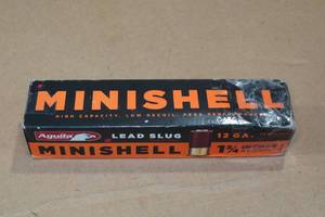 lot 155 image: 20 Aguila Minishell 12 Gauge 1-34 Lead Slugs