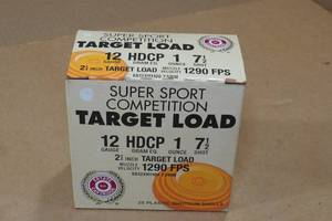 lot 156 image: 25 Estate 12 Gauge 2-34 7.5 Shot Shotshells