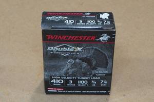 lot 173 image: 10 Winchester Double X .410 Bore 3 Turkey 7.5 Shot Shotshells