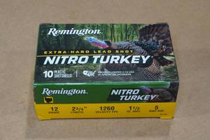lot 181 image: 10 Remington Nitro Turkey 12 Gauge 2-34 5 Shot Shotshells