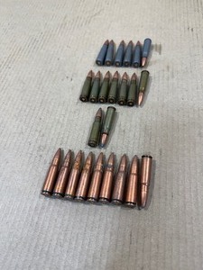 lot 142 image: 24 7.62 x 39mm Rounds - HP, FMJ, SP