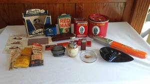 lot 244 image: Vintage Collectable Lighters, Ashtrays, Prince Albert And More.