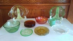 lot 255 image: Carnival Glass, Hobnail And More.