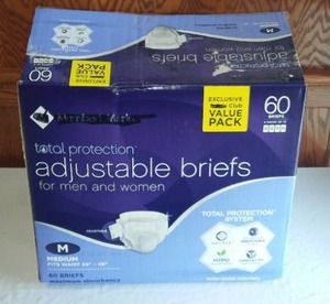lot 317 image: Adjustable Disposable Briefs (56ct.).