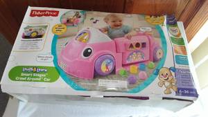lot 340 image: Fisher-Price Crawl Around Car, Interactive Learning.
