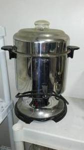 lot 356 image: Melitta Catering 45 Cup Stainless Steel Coffee Urn Percolator
