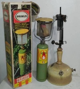 lot 359 image: Primus Propane and Coleman Kerosene Lanterns.