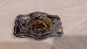 lot 963 image: Las Vegas Cowboy Hat Belt Buckle.