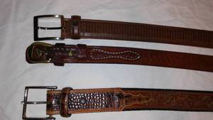 lot 969 image: Leather Belts (3).