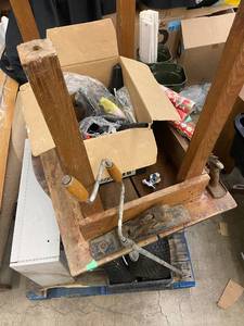 lot 3 image: Miscellaneous Industrial Items Including Tires, Steel Enclosures, and More