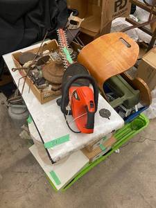 lot 4 image: Mixed Lot of Power Tools, Industrial Parts, and Hardware Set