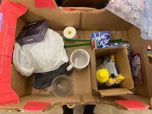 lot 36 image: Assorted Household Items with Industrial Endoscope and Sunscreen
