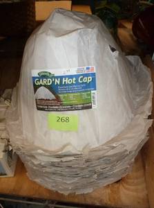 lot 268 image: Stack of Garden Hot Caps to protect plants from freezing