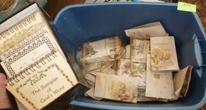 lot 275 image: Tote full of misc - poupourri, knickknacks etc