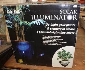 lot 284 image: New Solar Illuminator - light up your plants at night