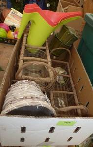 lot 298 image: Planters, watering pitchers and candles