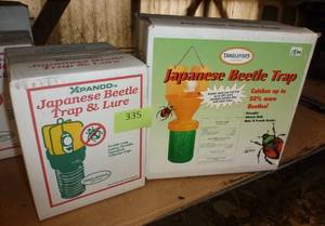 lot 335 image: TWO Japanese beetle traps
