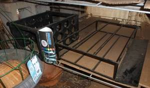 lot 355 image: Large group of displays, planters, garden hose