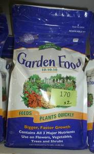 lot 170 image: TWO Bags of Garden Food 10-10-10
