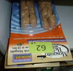 lot 62 image: TWO 24 packs of Mosquito Beater pouches to put in standing water
