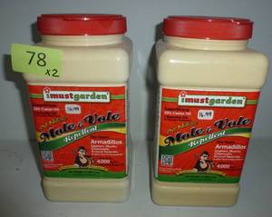 lot 78 image: TWO 4 lb jugs of Mole and Vole Repellent