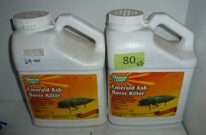 lot 80 image: TWO 7 lb jugs of Emerald Ash Borer killer