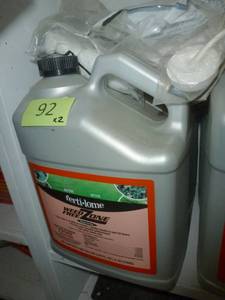 lot 92 image: TWO 1 gallon jugs of fertilome Weed Free Zone