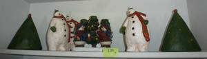 lot 103 image: Group of snowmen and trees