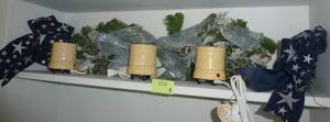 lot 104 image: 3 scented wax warmers and dcor