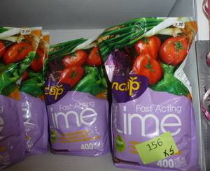 lot 156 image: FIVE bags of Lime