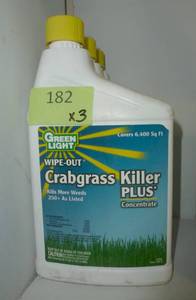 lot 182 image: THREE Crabgrass Killer concentrate