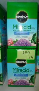lot 189 image: 4 boxes of Miracid