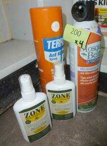 lot 200 image: Ant killer, yard fog and insect repellent