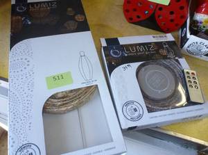 lot 511 image: Two Lumiz garden lamps, only one remote