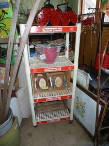 lot 475 image: Display stand with 4 adjustable shelves