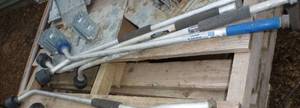lot 569 image: FIVE used watering wands