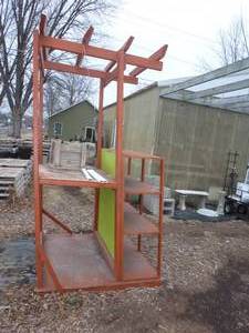 lot 546 image: Outdoor display stand to store pots, hang plants etc