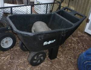 lot 561 image: wheelbarrow  dump cart