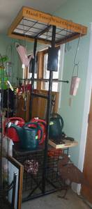 lot 572 image: Display stand for hanging wind chimes, globes, etc