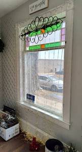 lot 545 image: Two sets of window string lights with remote, multiple modes
