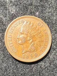 1899 US INDIAN HEAD CENT VF
