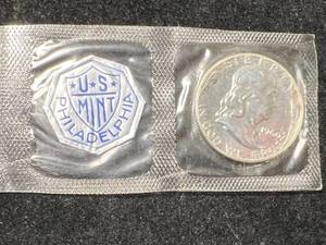 ORIGINAL US MINT SET 1960 FRANKLIN HALF DOLLAR