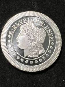 1 TROY OZ .999 FINE SILVER MORGAN DOLLAR ROUND