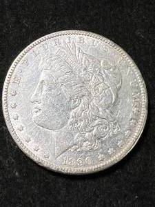 1890 US MORGAN SILVER DOLLAR