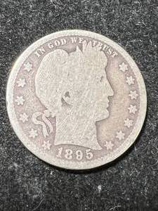 1895-S US BARBER QUARTER