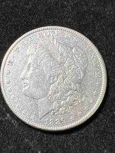 1889 US MORGAN SILVER DOLLAR