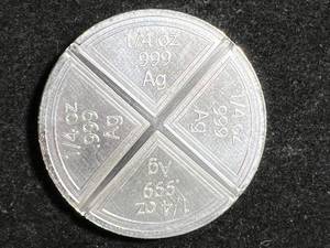 1 TROY OZ .999 FINE SILVER POP BULLION ROUND