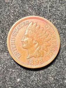 1898 US INDIAN HEAD CENT XF DETAILS