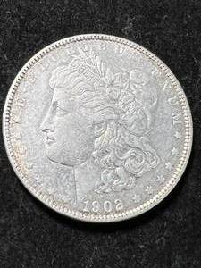 1902 US MORGAN SILVER DOLLAR