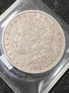 1890-O US MORGAN SILVER DOLLAR